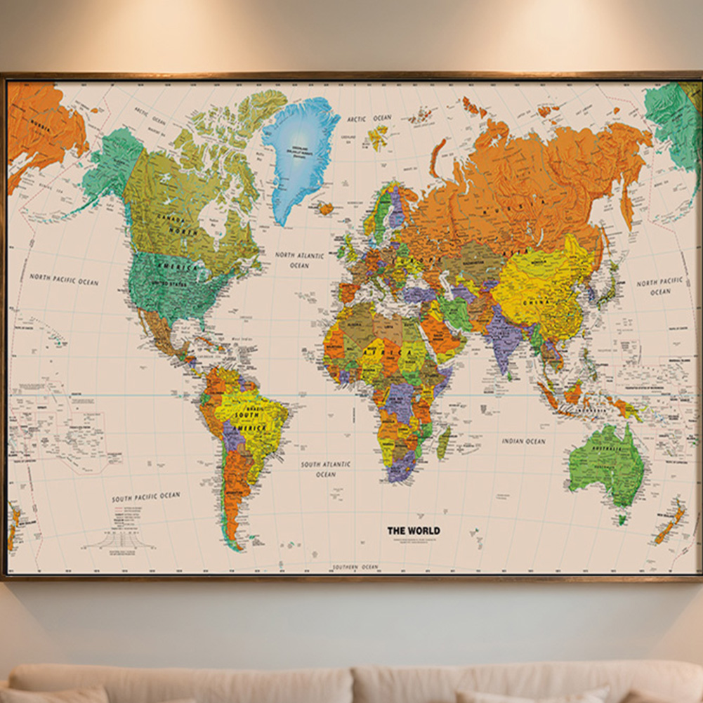 Star Map Poster - 150x100 cm Mappa del mondo Poster