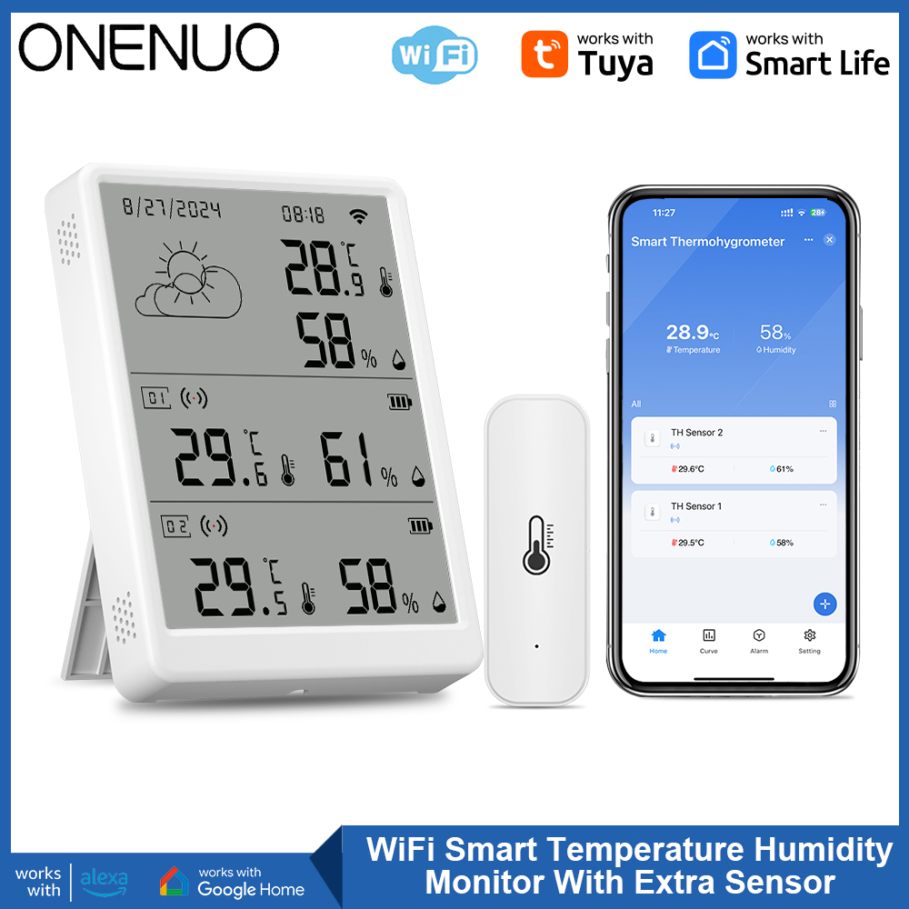 Weather Station Indoor - Tuya WiFi Stazione Meteo Sensore di