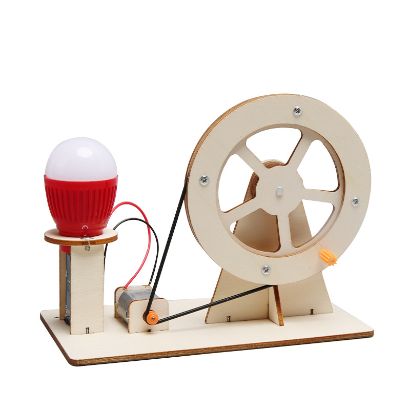 Science Diy Model - Mini Generatore a Manovella Fai-da-Te con