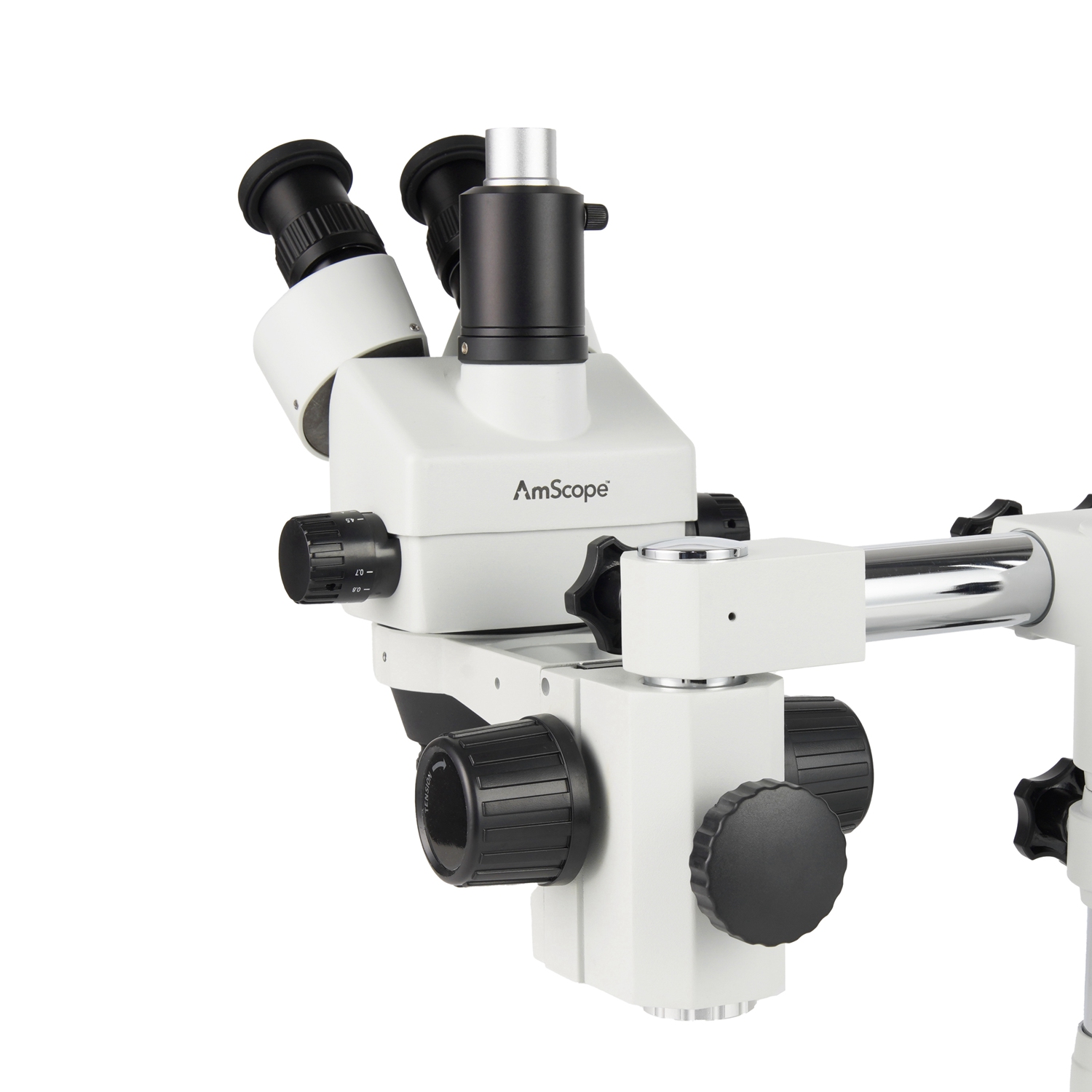 Amscope Microscope Stereo 7X-45X - Testa per Microscopio Stereo Trinoculare con