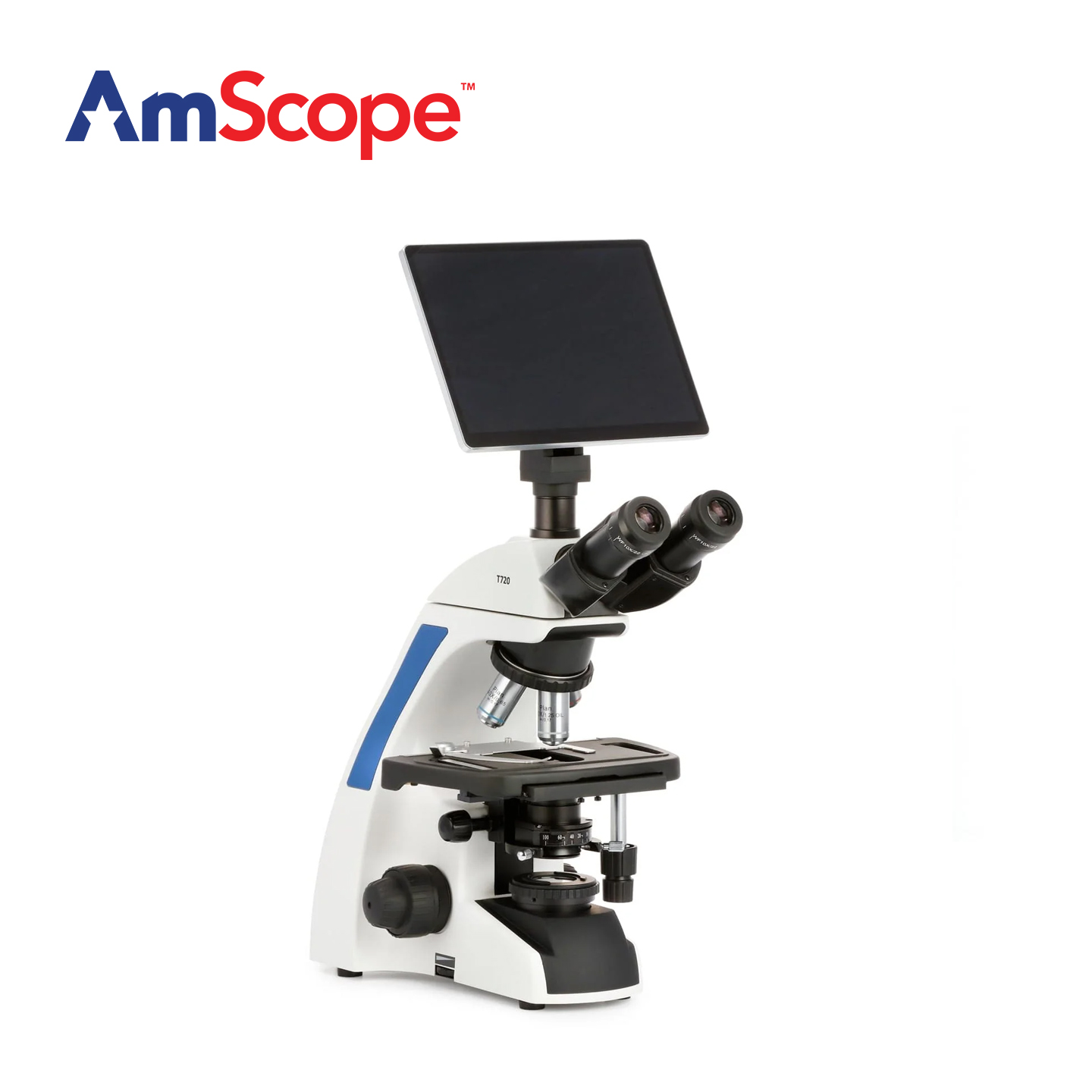 Amscope Microscope Compound 40X-1000X - Microscopio Composto Trinoculare AmScope Serie T720