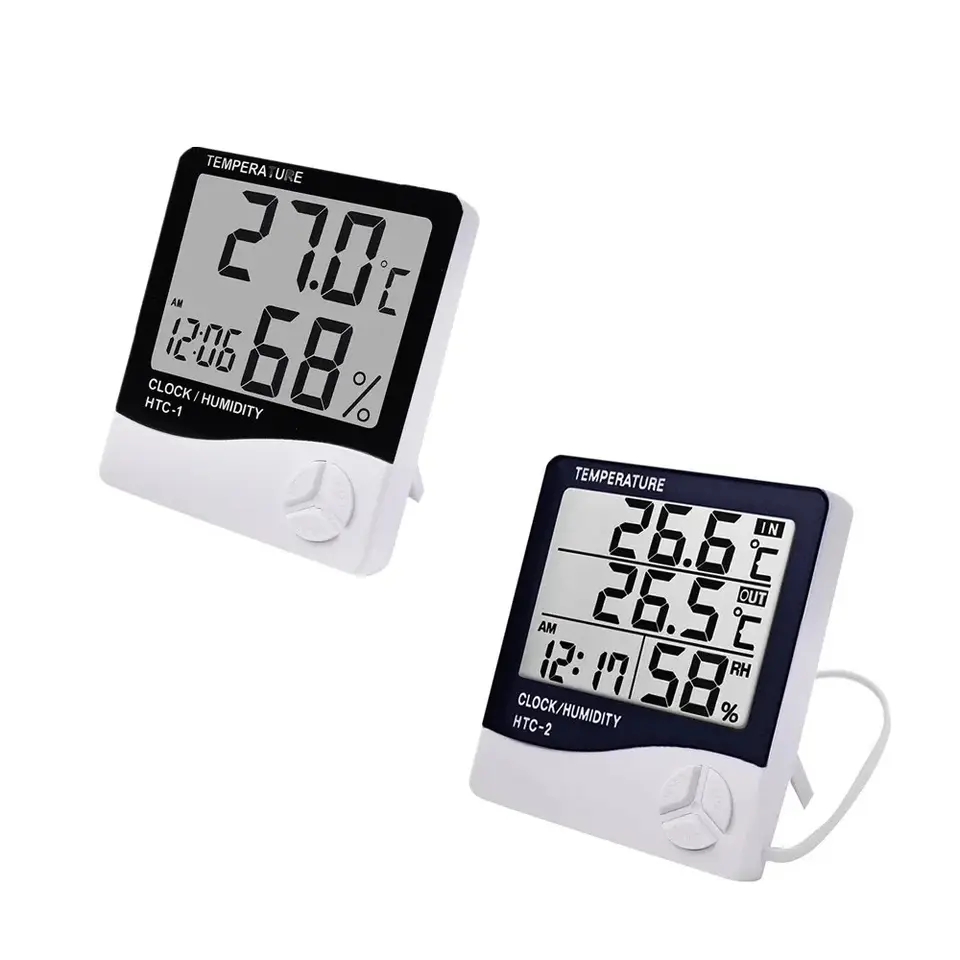 Weather Station Indoor - Termometro e Igrometro Digitale LCD da