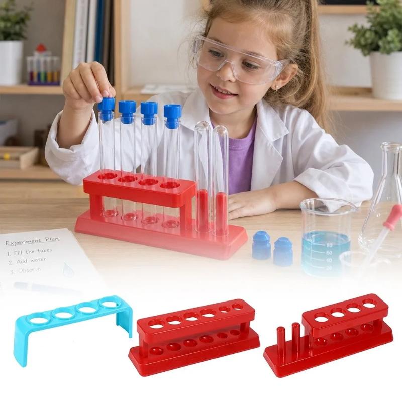Science Experiment - Portaprovette in plastica ispessito e resistente,