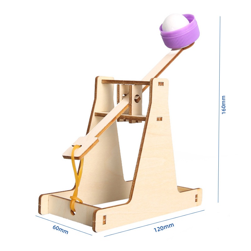 Science And Invention - Puzzle per bambini assemblato modello catapulta
