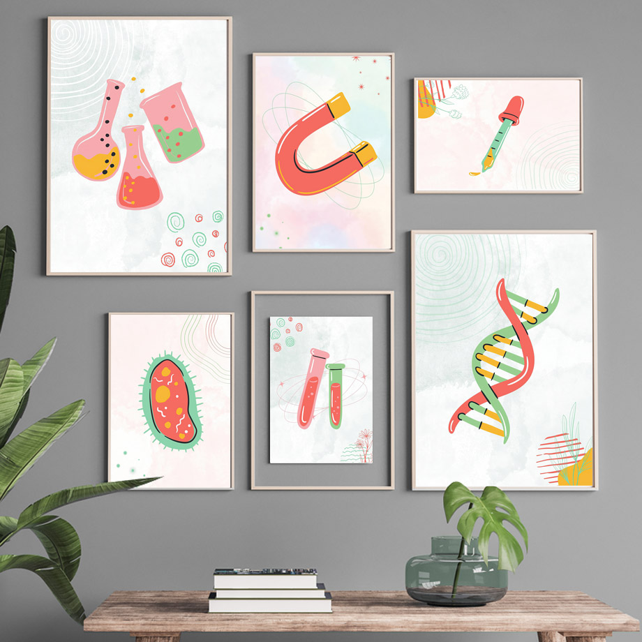 1 pz. Quadro su tela senza cor - Science Nursery recensione e prezzo