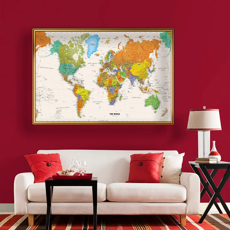 150x100 cm Mappa del mondo Pos - Star Map Poster recensione e prezzo