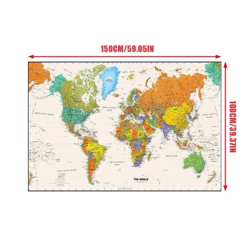 150x100 cm Mappa del mondo Pos - Star Map Poster recensione e prezzo