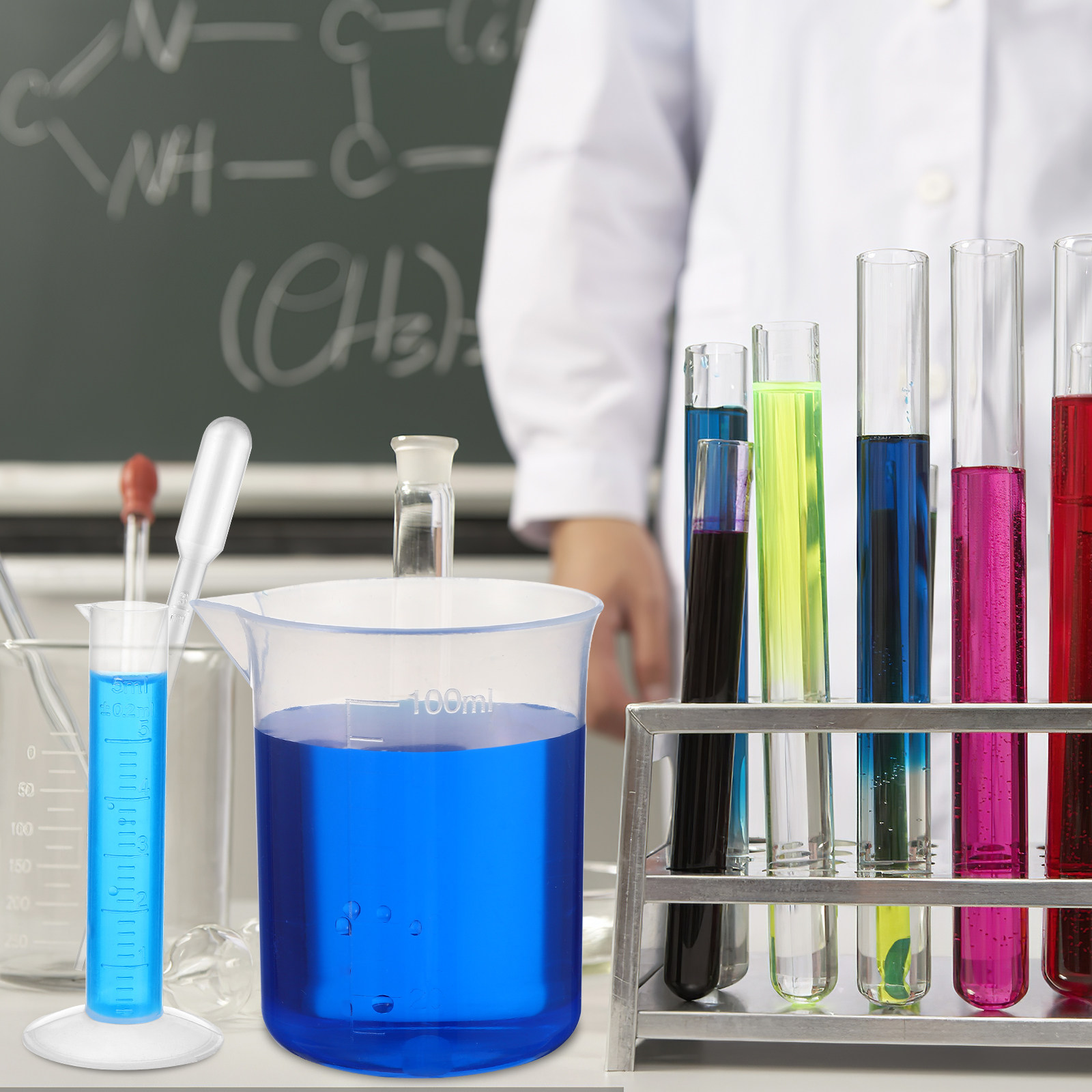 1 set di cilindri graduati in  - Science Experiment recensione e prezzo