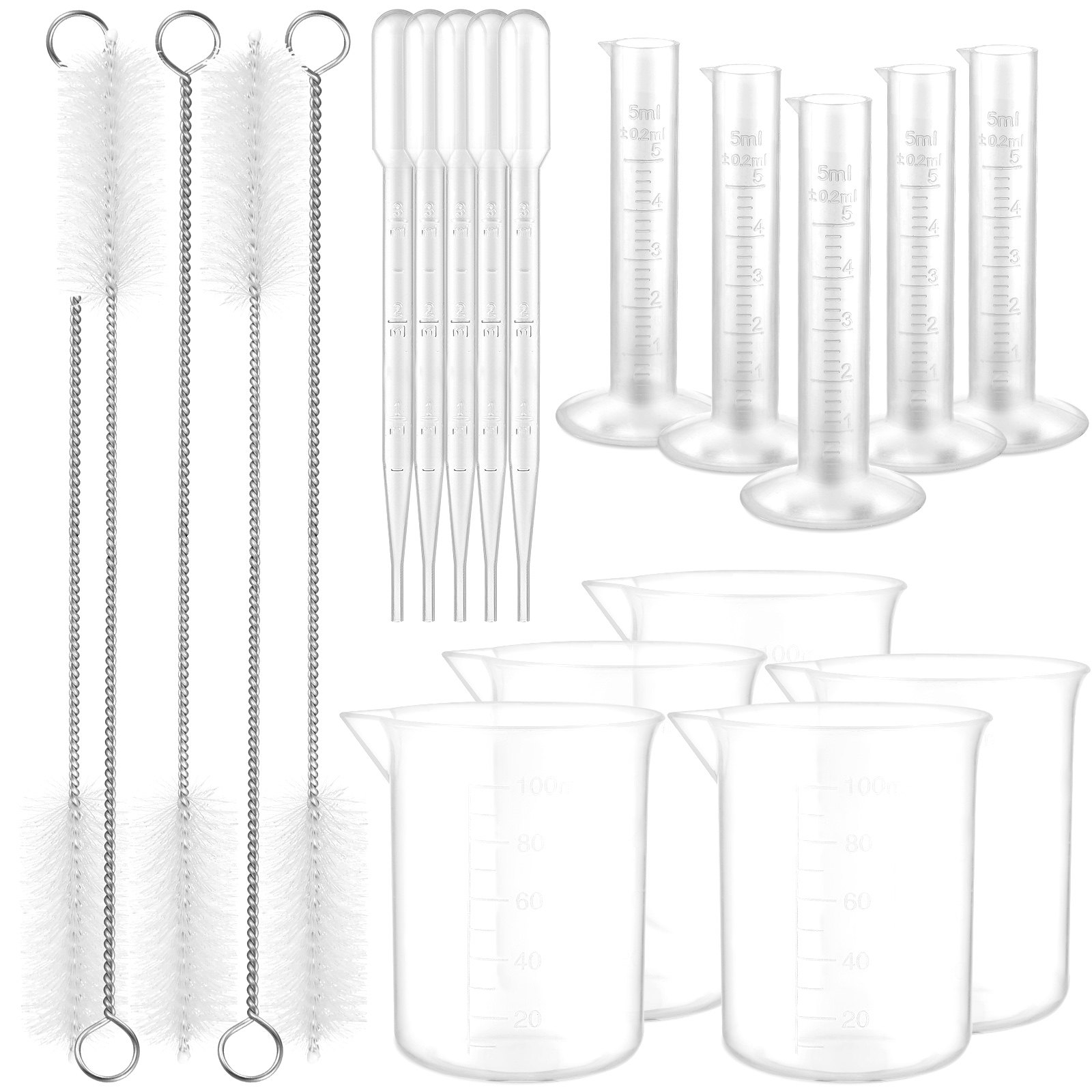 1 set di cilindri graduati in  - Science Experiment recensione e prezzo