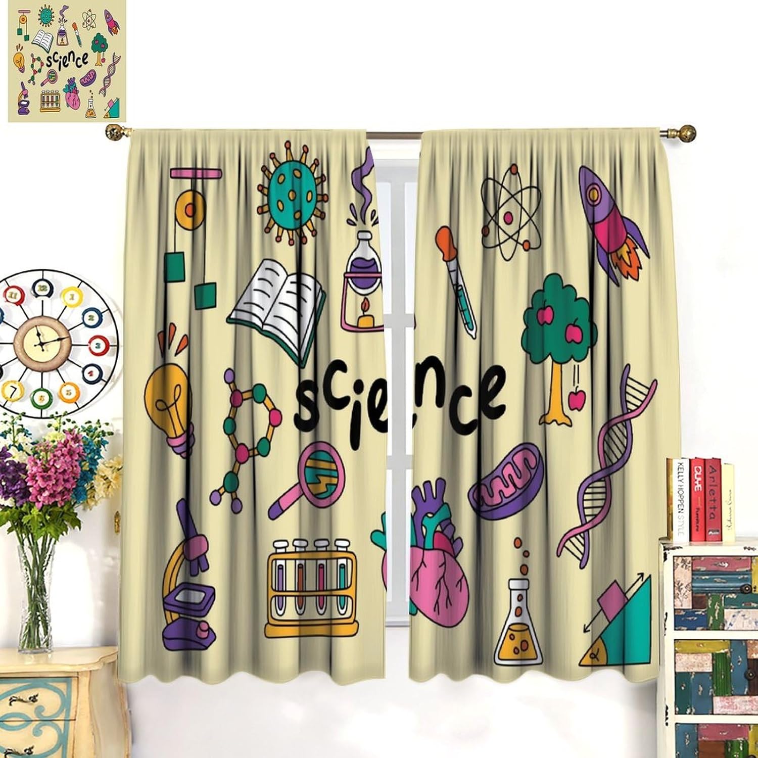 Tende a tema scientifico, 2 pe - Science Nursery recensione e prezzo