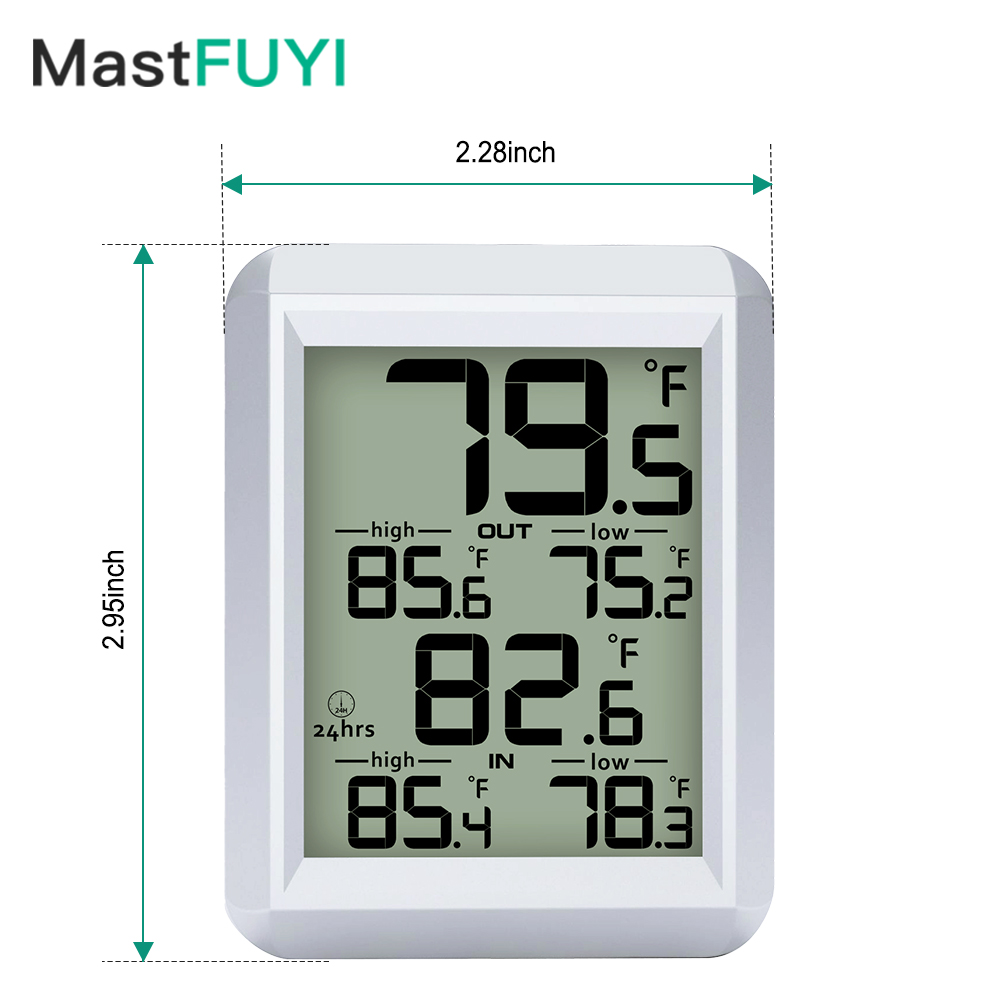 MASTFUYI Termometro digitale p - Weather Station Indoor recensione e prezzo