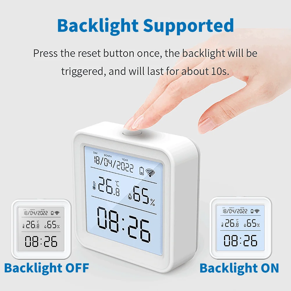 Tuya Zigbee WiFi Sensore di um - Weather Station Indoor recensione e prezzo