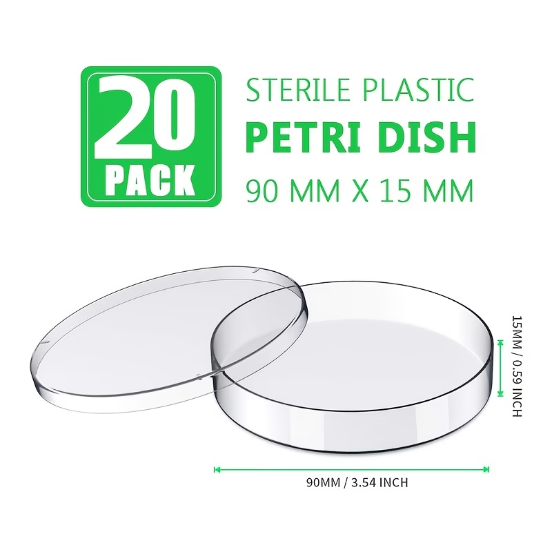Costo: 20 piastre Petri in pla - Science Experiment recensione e prezzo