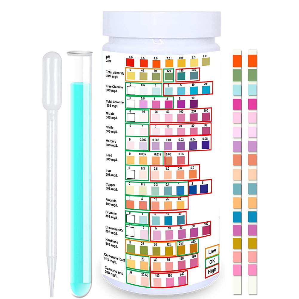 Strisce reattive per acqua pot - Water Testing Kit recensione e prezzo