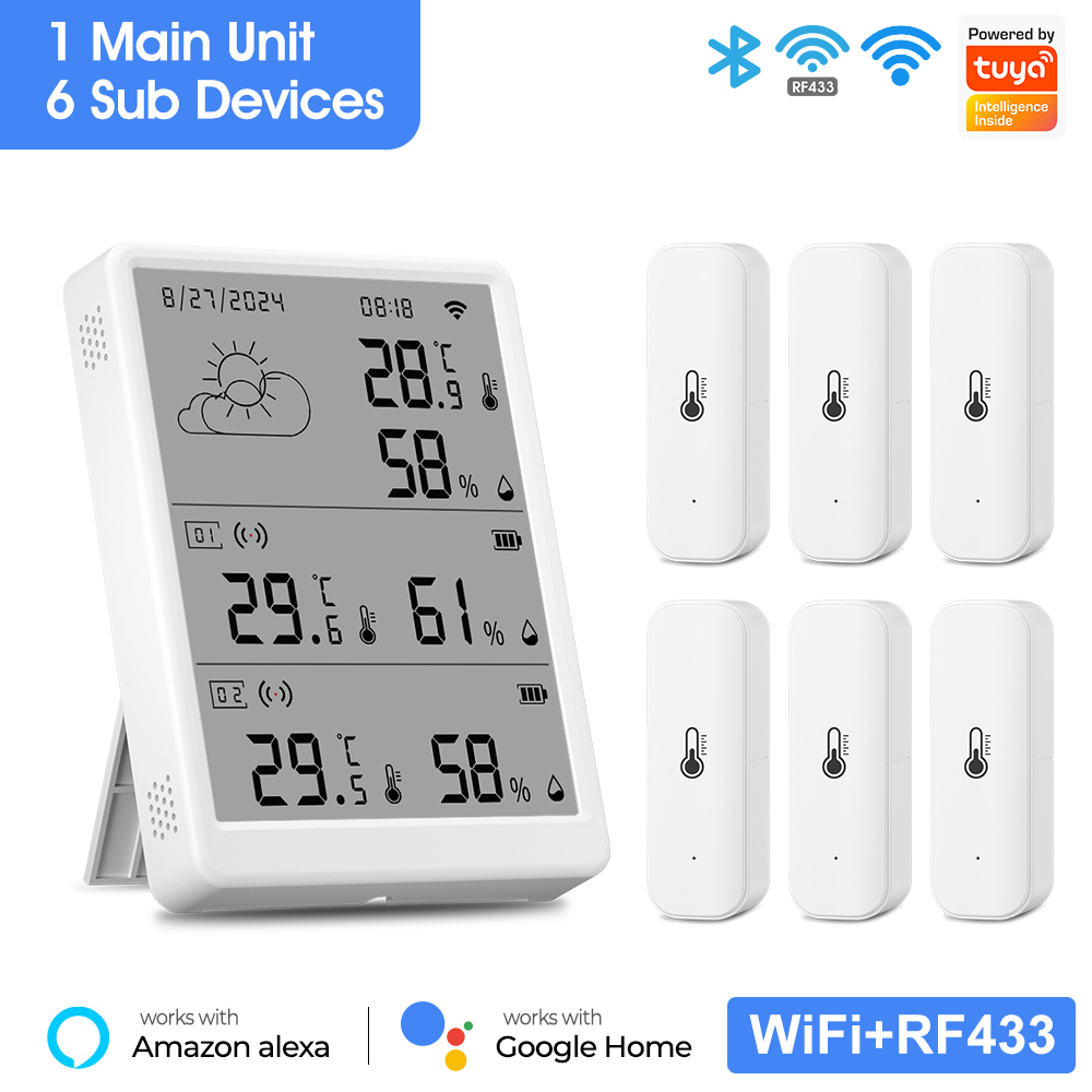 SMATRUL Tuya WiFi Sensore di u - Weather Station Indoor recensione e prezzo
