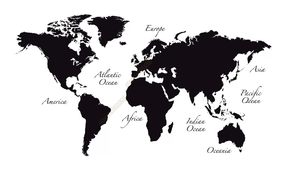 Grande mappa del mondo adesivo - Star Map Poster recensione e prezzo