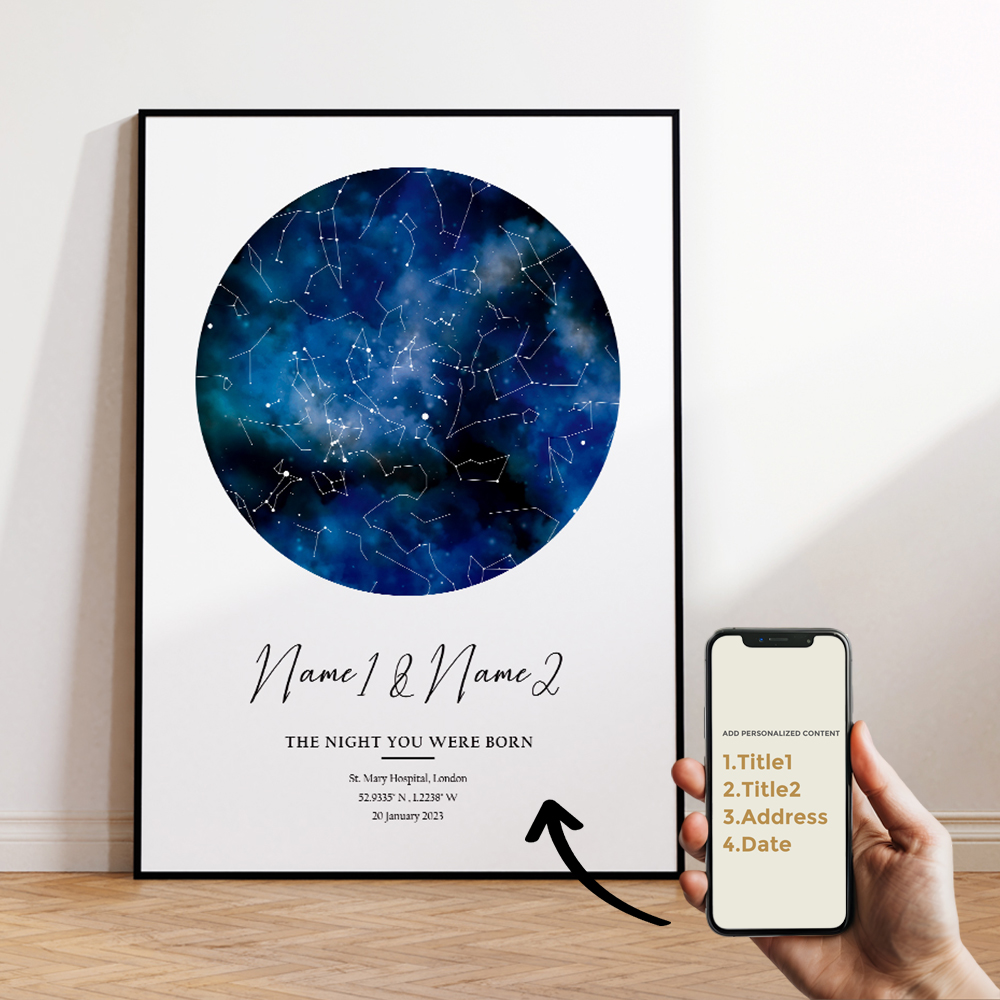 Moderno personalizzato persona - Star Map Poster recensione e prezzo