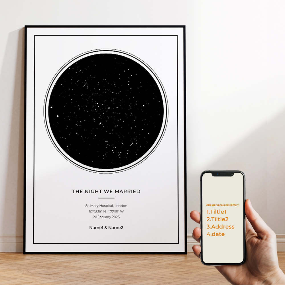 Moderno personalizzato persona - Star Map Poster recensione e prezzo