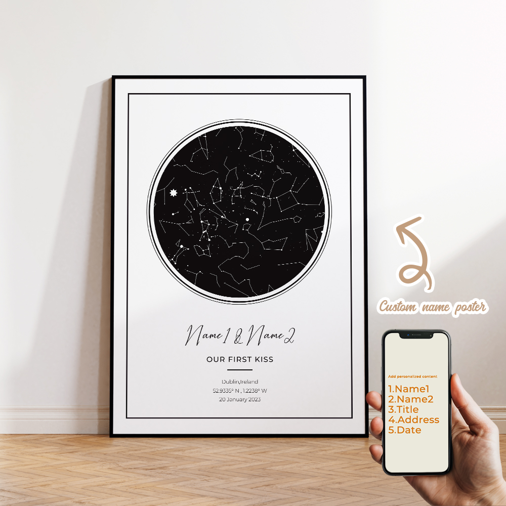Moderno personalizzato persona - Star Map Poster recensione e prezzo