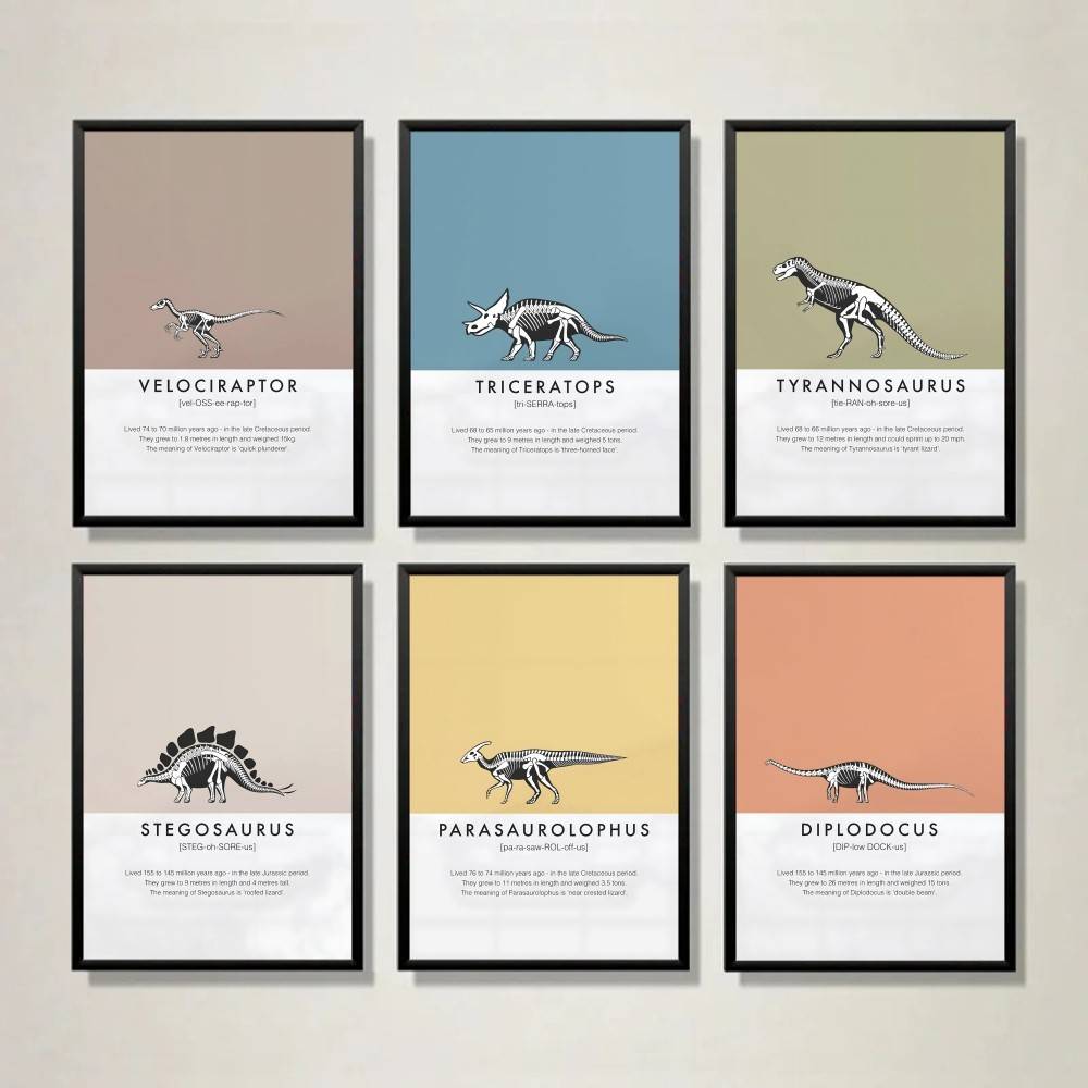 Poster Scheletro di Dinosauro, - Science Nursery recensione e prezzo